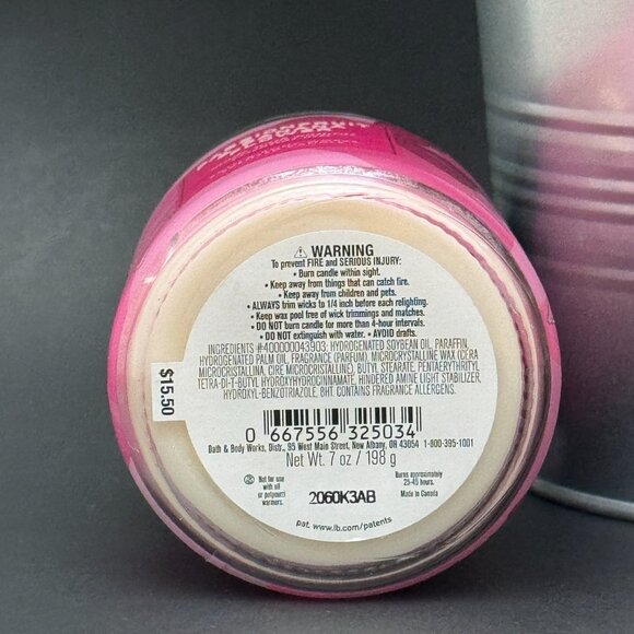 BBW Passionfruit & Banana Flower Bath & Body Works Mason Jar Single Wick Candle - Picture 9 of 10